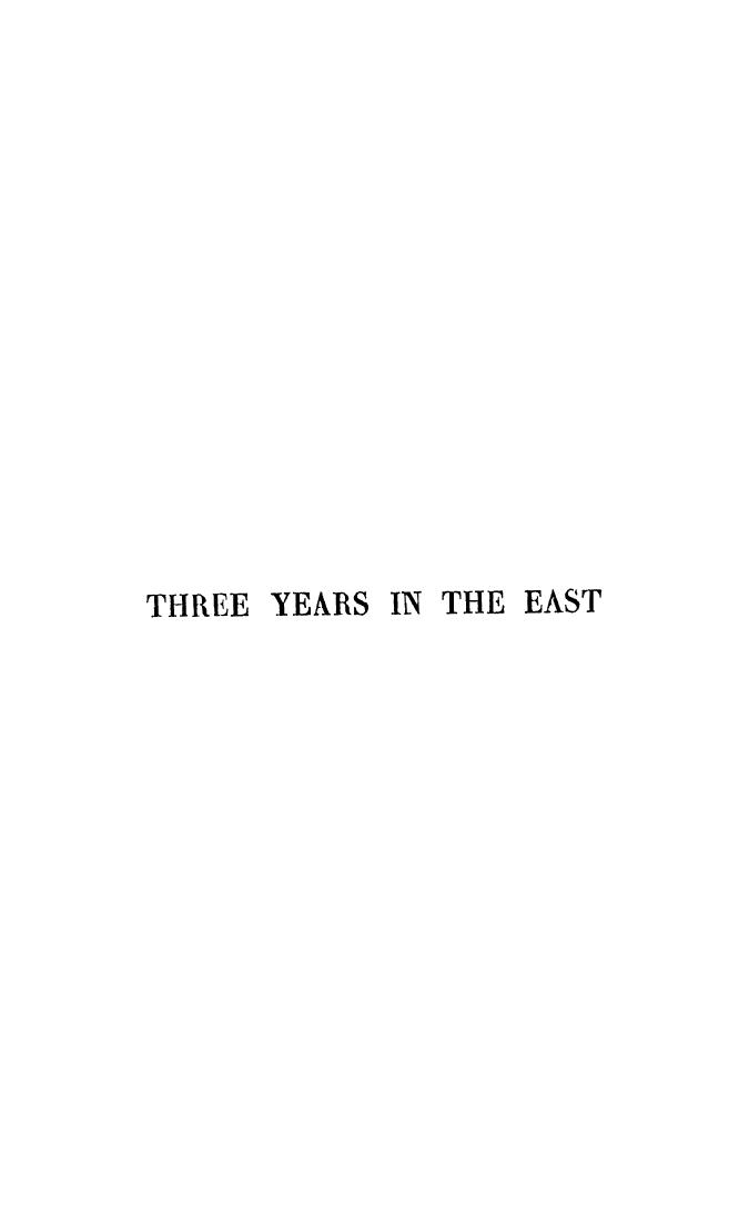 BY George Robinson, Robinson - Three years in the east by 1837