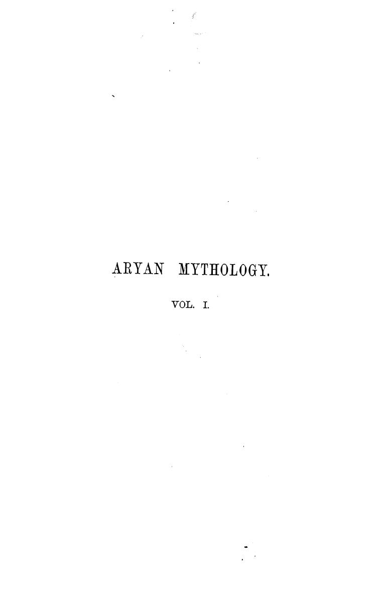 BY George W. COX - The mythology of the aryan nations . vol. i by 1870