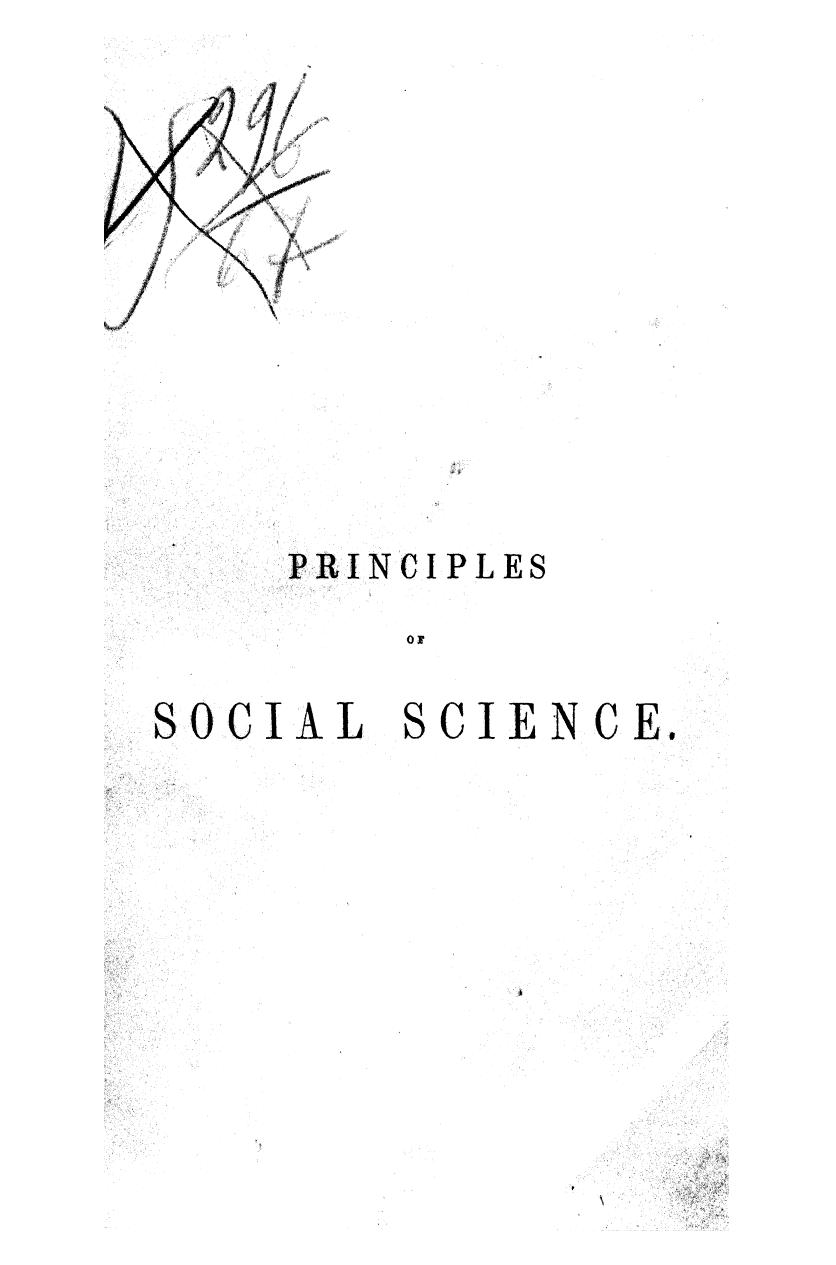 BY H.C. Carey - Principles of social science  . vol. 2 by 1859