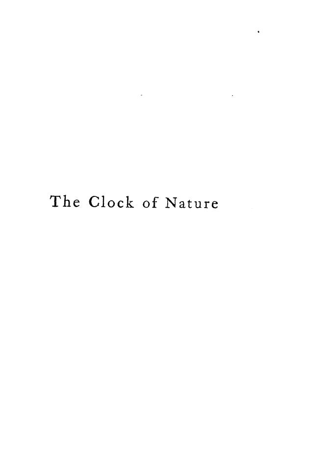 BY HUGH Macmillan, Macmillan - The clock of nature by 1898