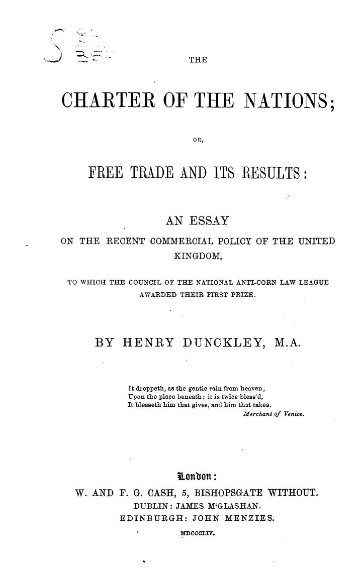 BY Henry Dunckley, M.A. - The chapter of the nations by 1854