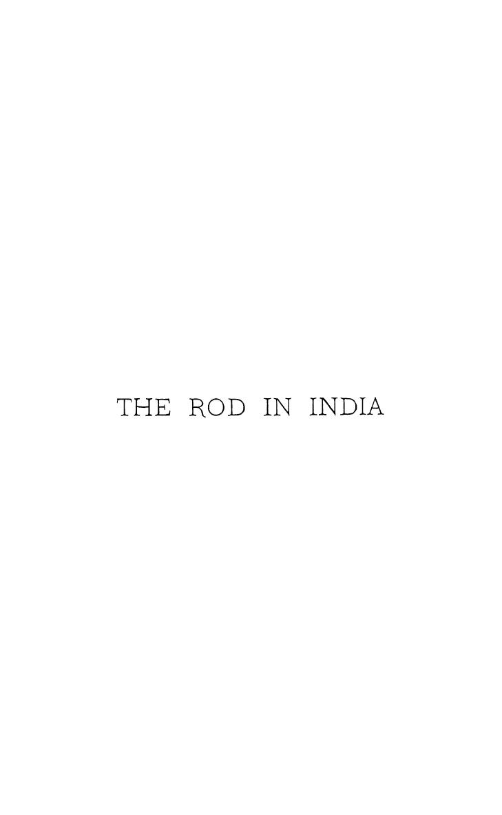 BY Henry Sullivan Thomas - The rod in india by 1897