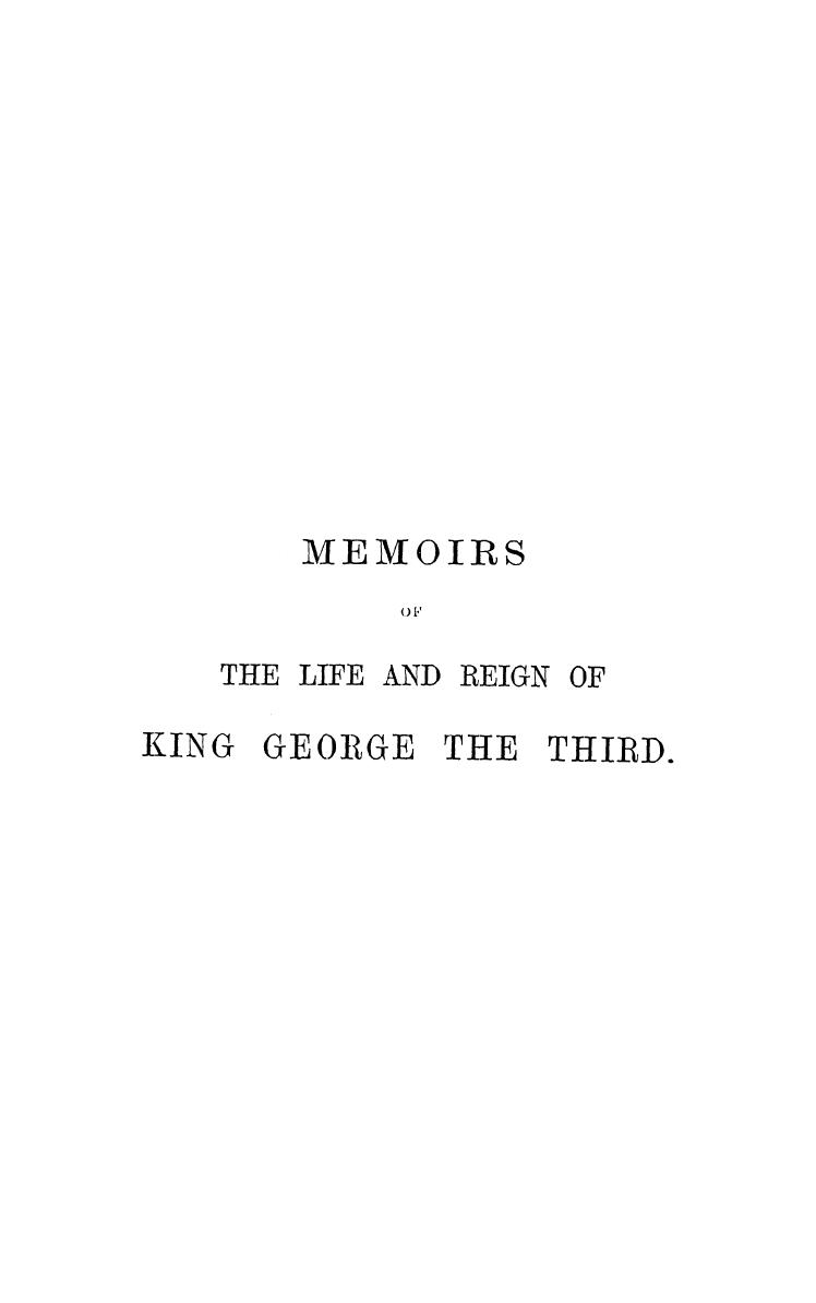 BY J. Heneace Jesse - Memoirs of the life and reign of king george the third . vol. 3 by 1867