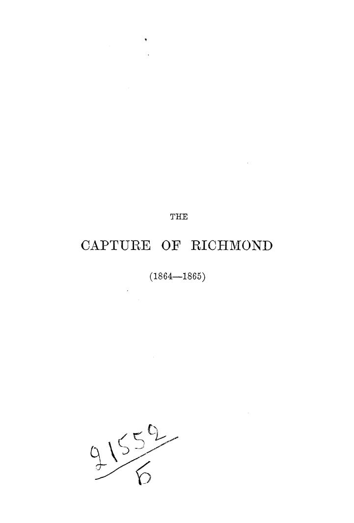 BY JOHN Cannon, Cannon - History of grant's campaign for the capture of richmond by 1869