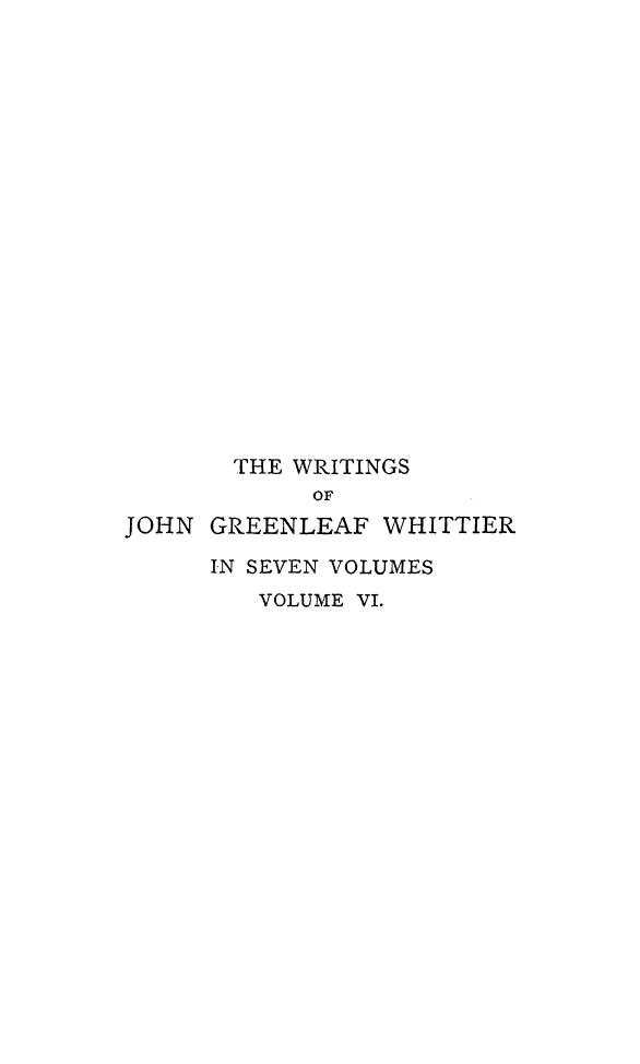 BY JOHN Greenleaf Whittier - Old portraits and modern sketches by 1889