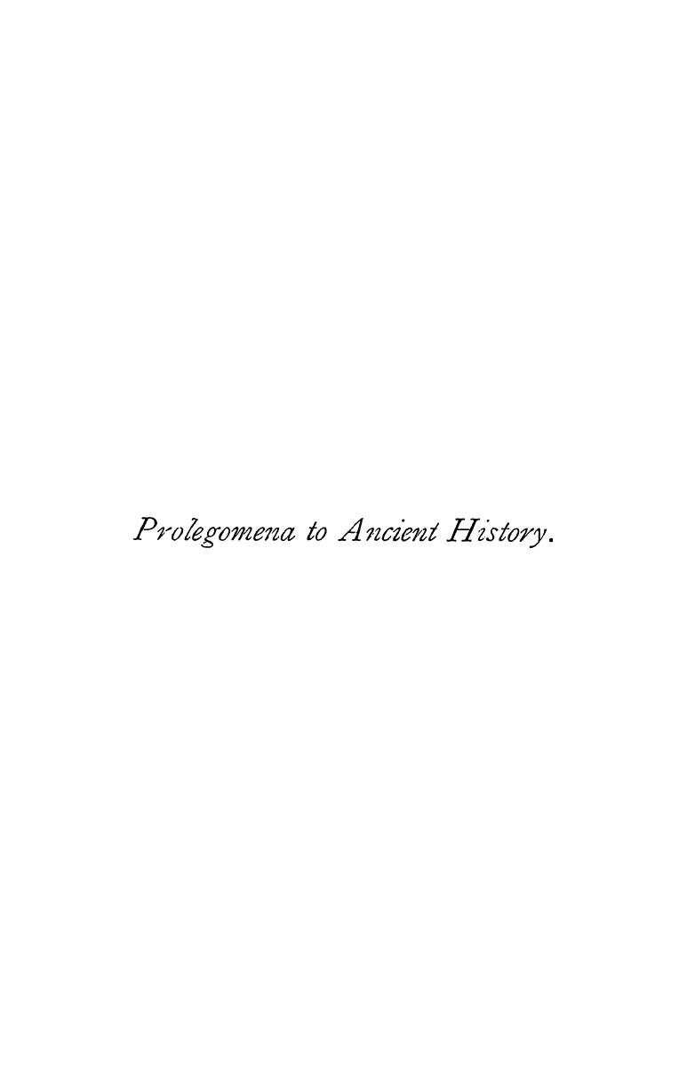 BY JOHN P. Mahaffy, Mahaffy J.P. - Prolegomena to ancient history by 1871