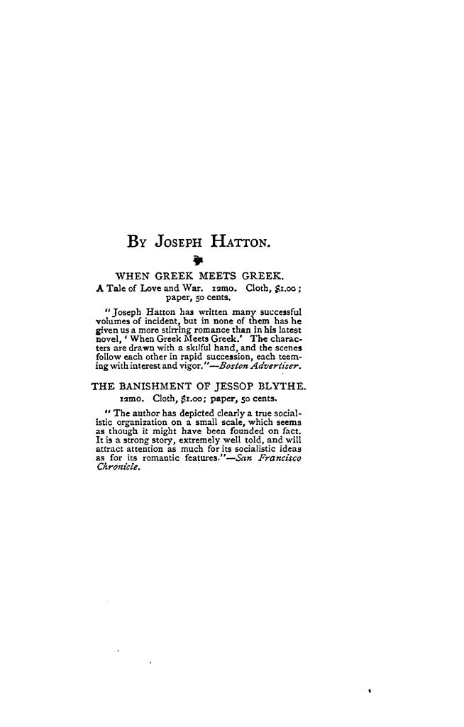 BY Joseph Hatton, Hatton - The vicar by 1898