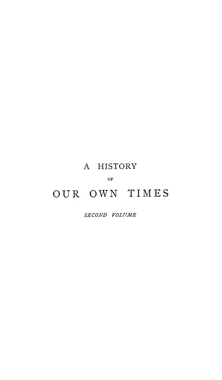 BY Justin Mccarthy - A history of our own times . vol. 2 by 1879