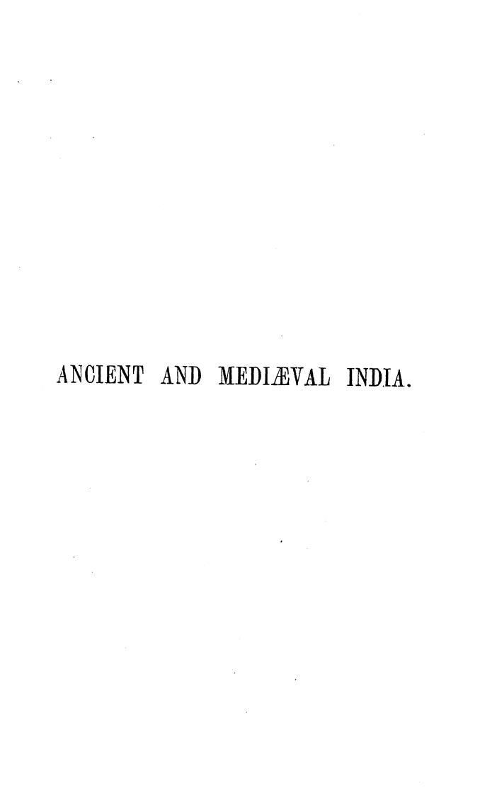 BY MRS. Manning, Manning - Ancient and mediaeval india by 1869