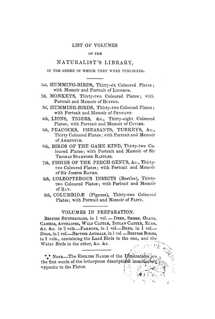 BY Prideaux JOHN Selby - The natural history of pigeons by 1835