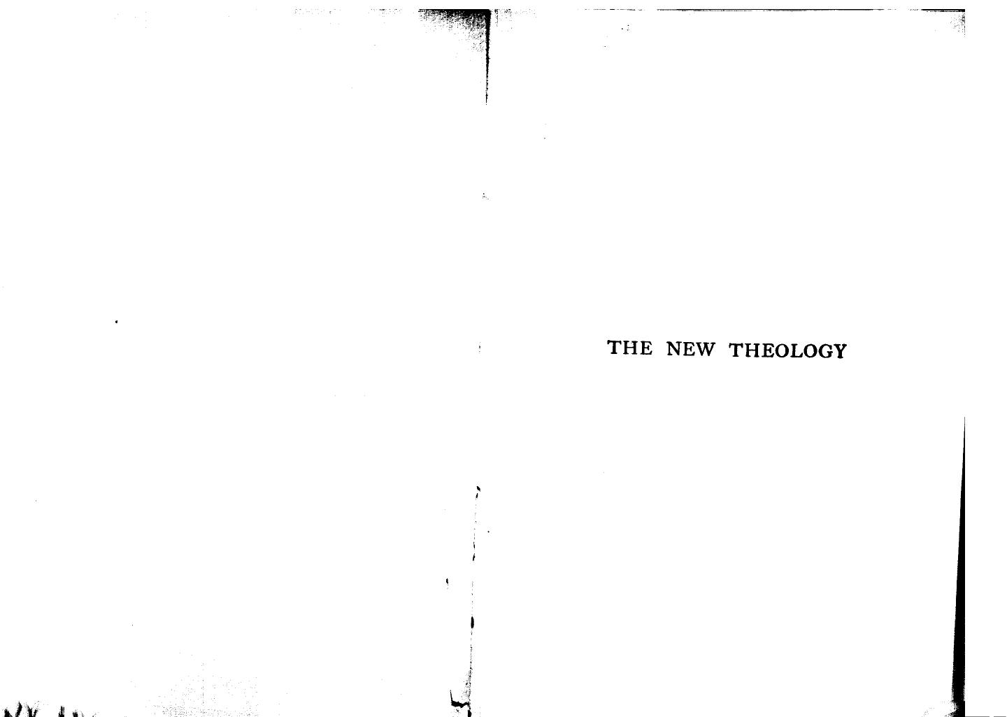 BY R.J. Campbell, Campbell R.J. by The new theology