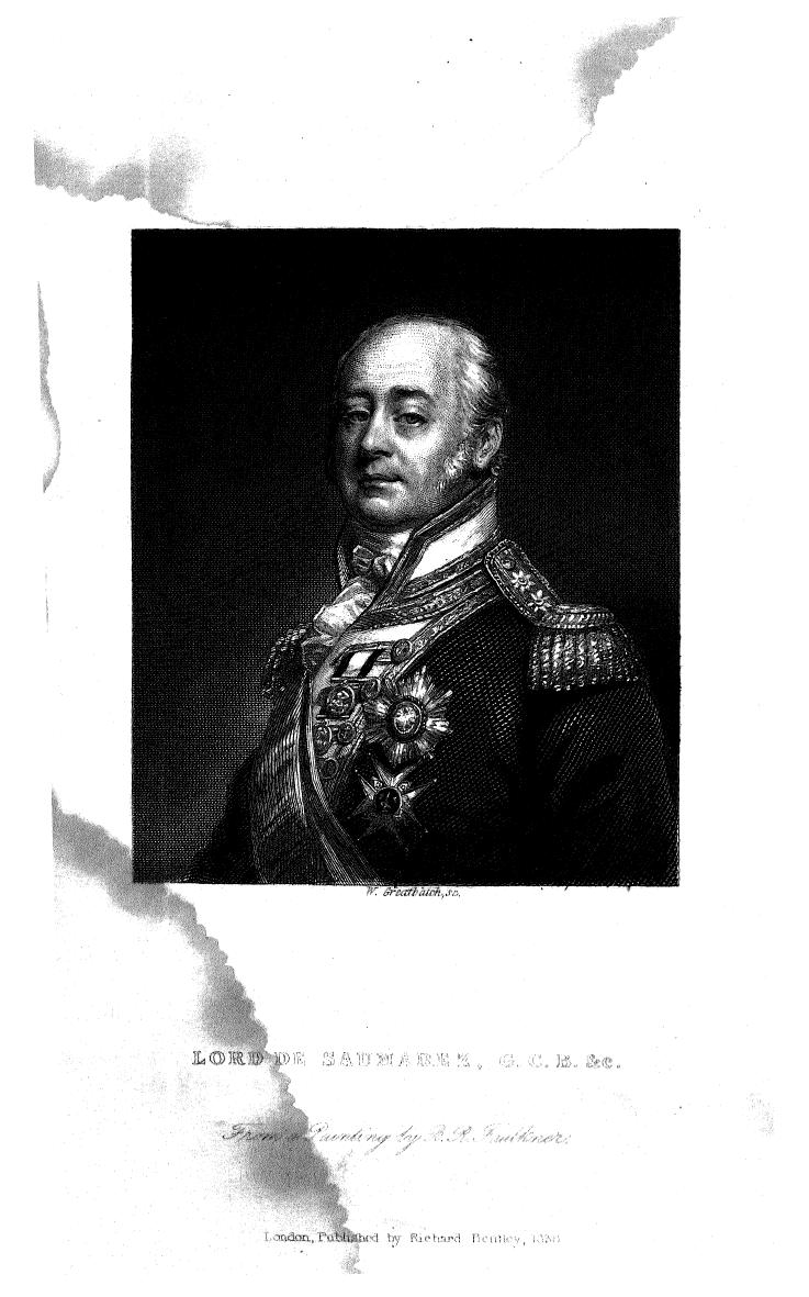 BY SIR JOHN ROSS - Memoirs and correspondence of admiral lord de saumarez  . vol. 2 by 1838