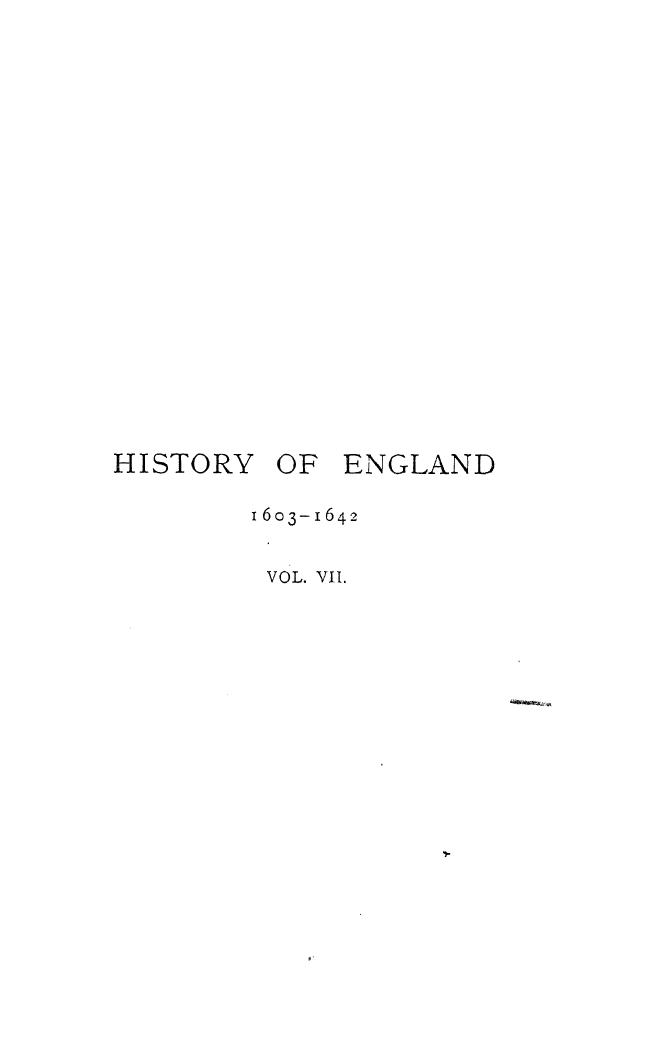 BY Samuel R. Gardiner - History of england 1629-1635. vol. 7 by 1884