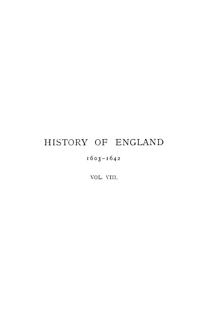 BY Samuel R. Gardiner - History of england 1635-1639. vol. 8 by 1884