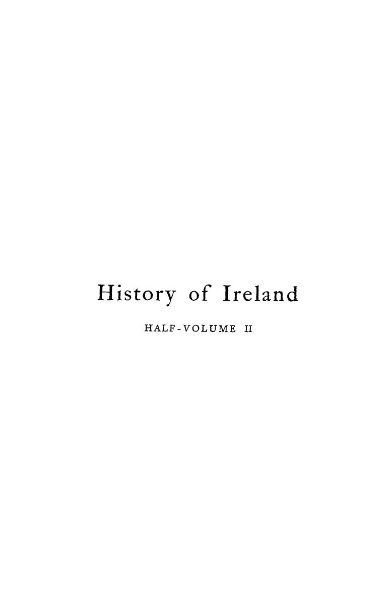 BY THE REV. E.A. D'alton by History of ireland 1210 to 1547. half-vol. 2