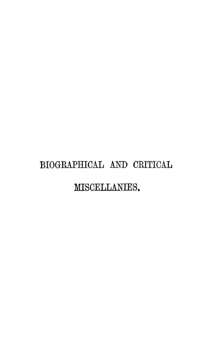 BY William H. Prescott by Biographical & critical miscellanies