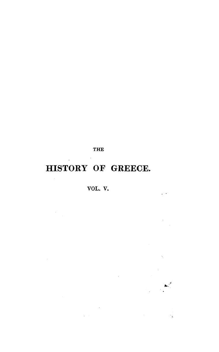 BY William Mitford, ESQ. - The history of greece. vol. 5 by 1838