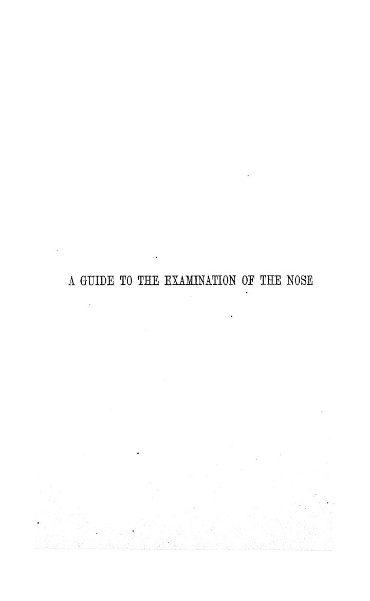Baber E.C., BY E. Cresswell Baber - A guide to the examination of the nose by 1886