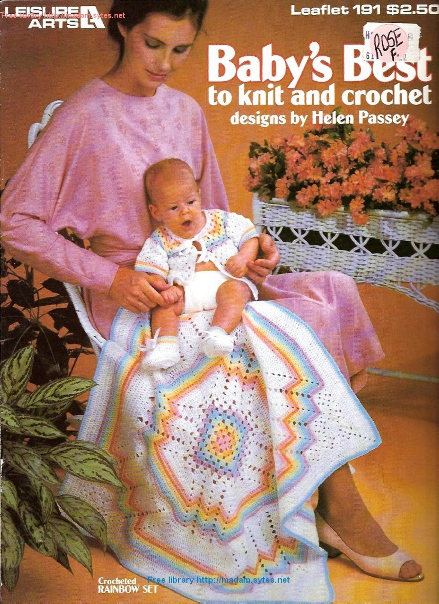 Babys Best to Knit and Crochet by Leisure Arts
