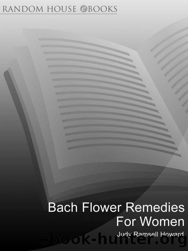 Bach Flower Remedies For Women by Judy Howard