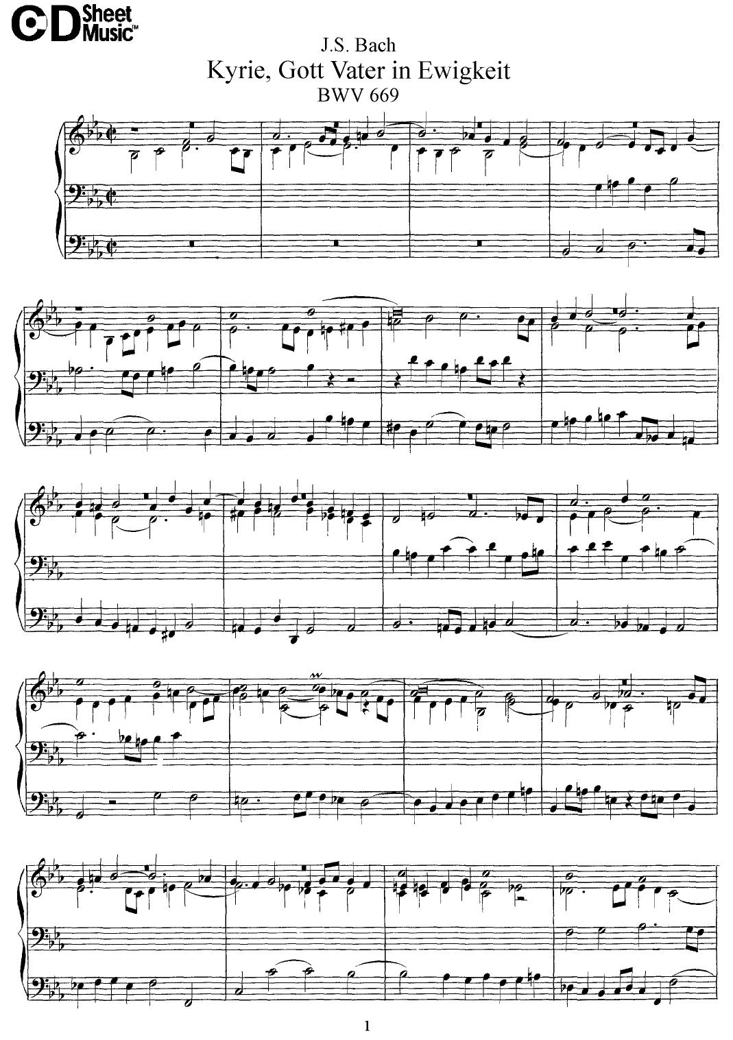 Bach Organ: The German Organ Mass by WBaxley Music Subito Music Corp & Stephens Pub. Co