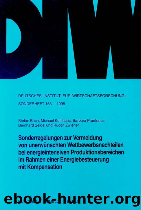 Bach by Deutsches Institut für Wirtschaftsforschung. Sonderhefte (9783428493784)