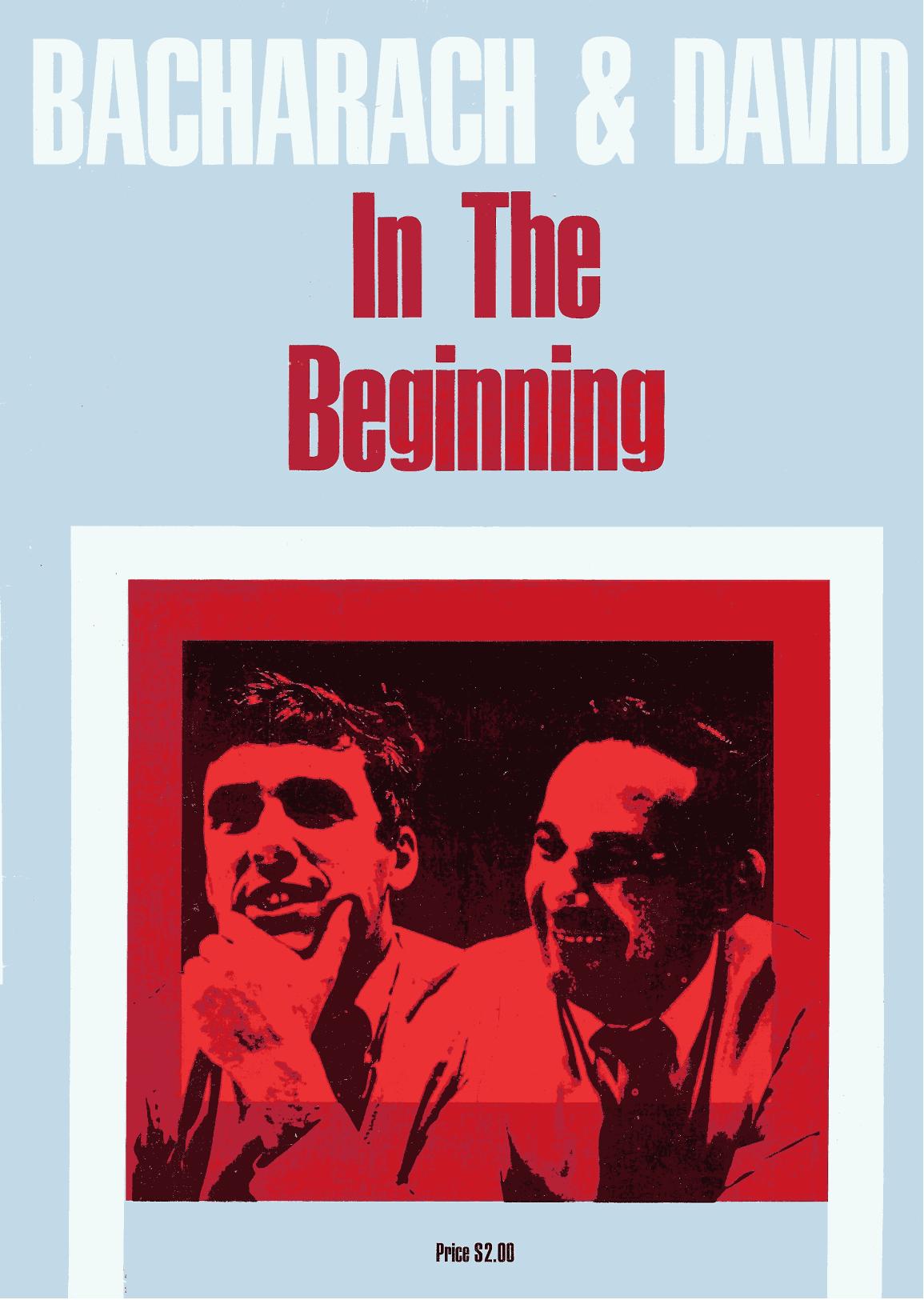 Bacharach & David : In the Beginning by Burt Bacharach