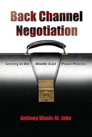 Back Channel Negotiation by Wanis-St. John Anthony;