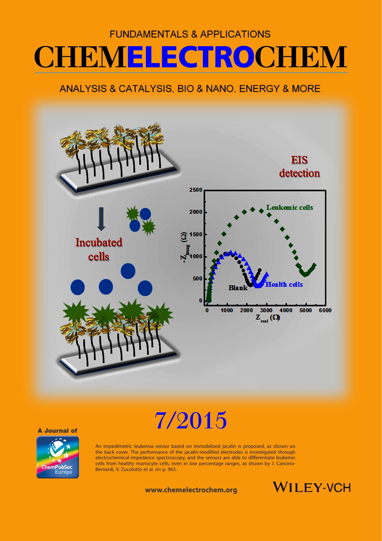 Back Cover: Detection of Leukemic Cells by using Jacalin as the Biorecognition Layer: A New Strategy for the Detection of Circulating Tumor Cells (ChemElectroChem 72015) by Unknown