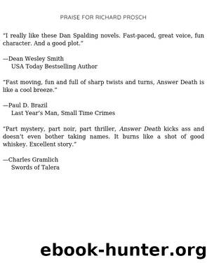 Back Mask: Dan Spalding Thriller, #3 by Richard Prosch