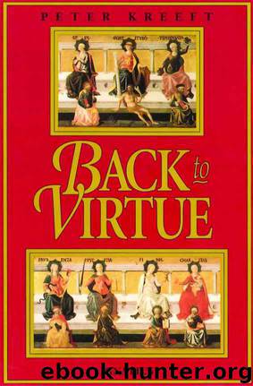 Back To Virtue by Kreeft Peter