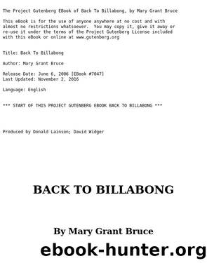 Back to Billabong by Mary Grant Bruce