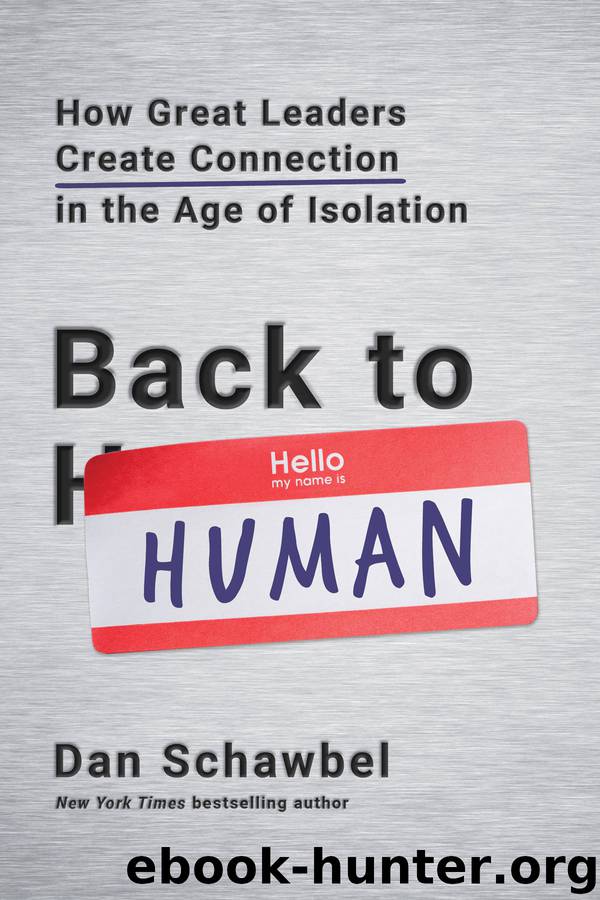 Back to Human by Dan Schawbel