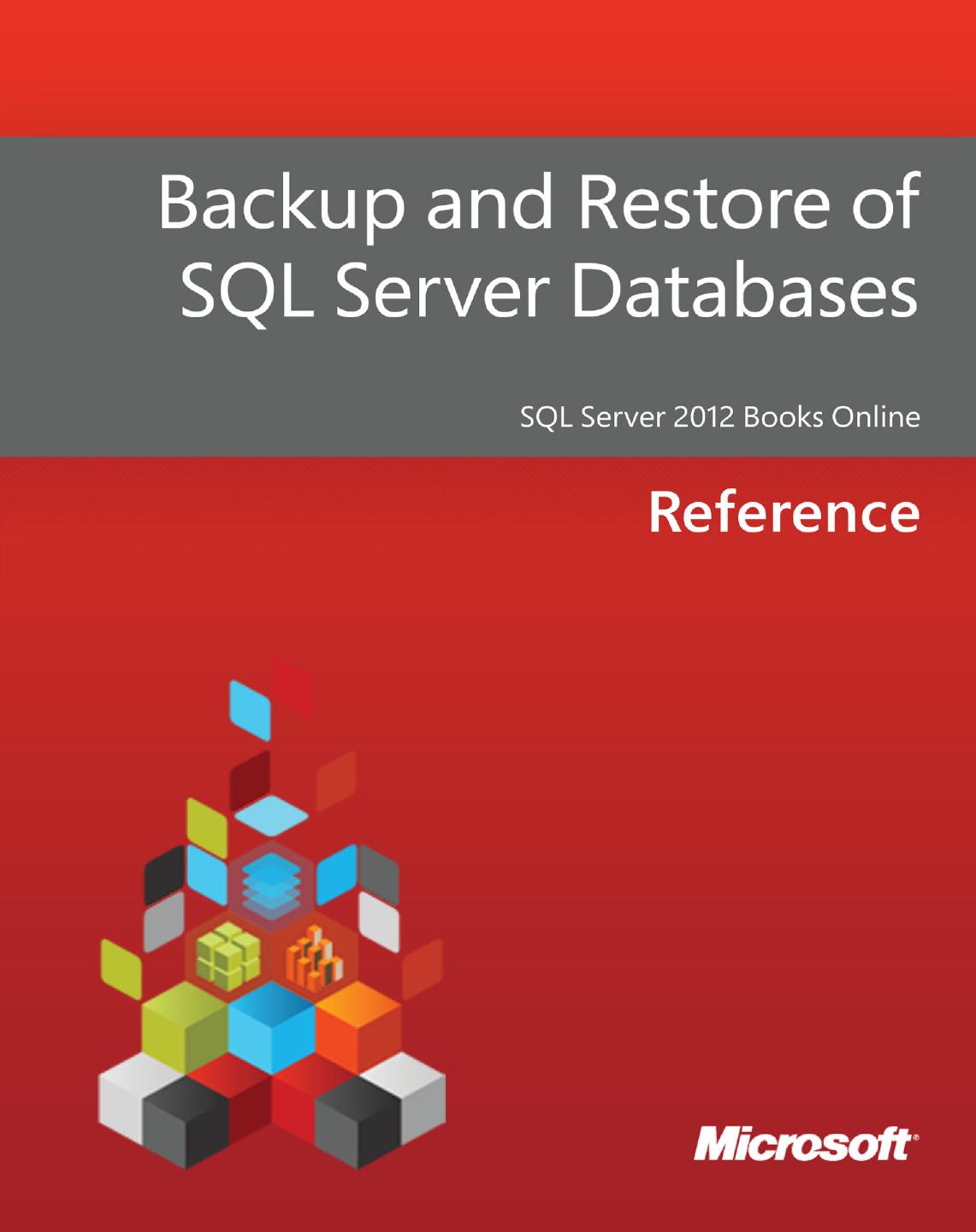 Backup and Restore of SQL Server Databases.pdf by Unknown