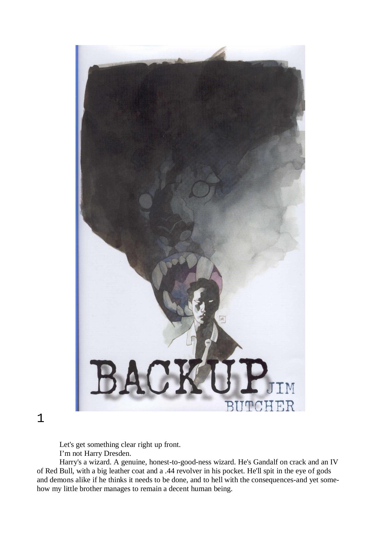 Backup by Jim Butcher