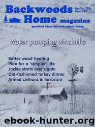 Backwoods Home Magazine #90 - Nov/Dec 2004 by Backwoods Home Magazine