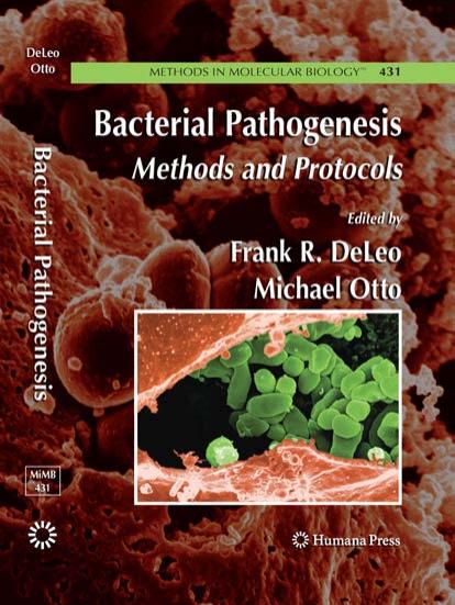 Bacterial Pathogenesis Methods and Protocols by Unknown