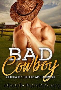 Bad Cowboy: A Billionaire Secret Baby Western Romance by Hannah McBride
