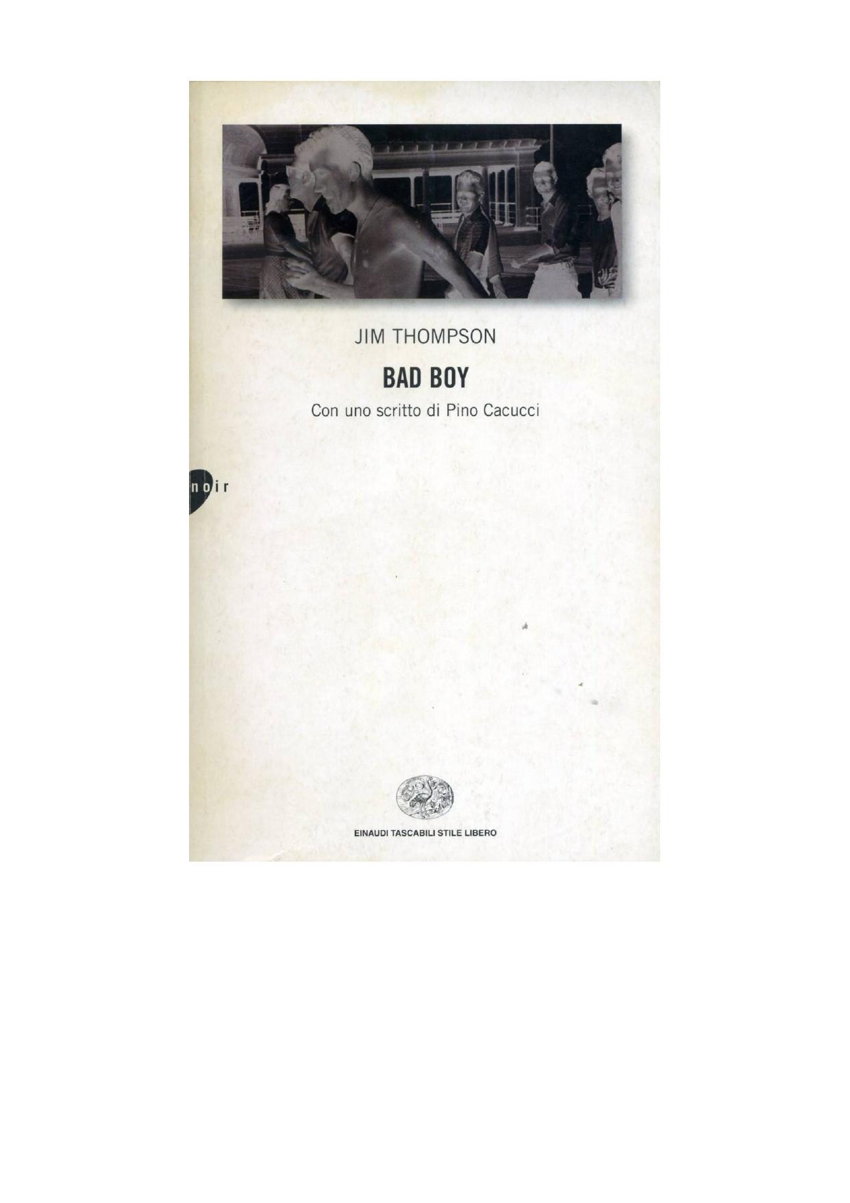 Bad boy by Jim Thompson