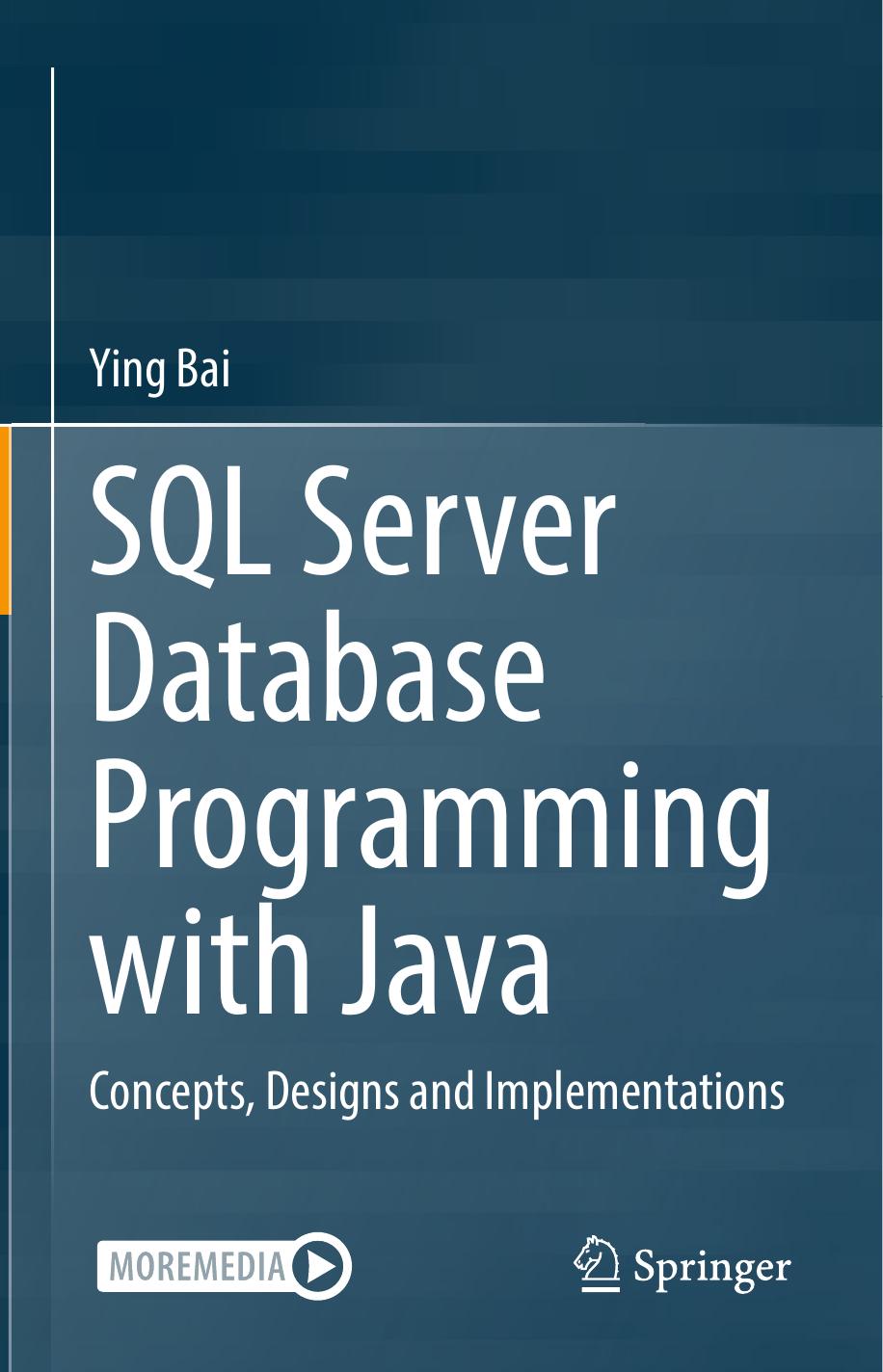 Bai Y. SQL Server Database Programming with Java...2022 by Unknown