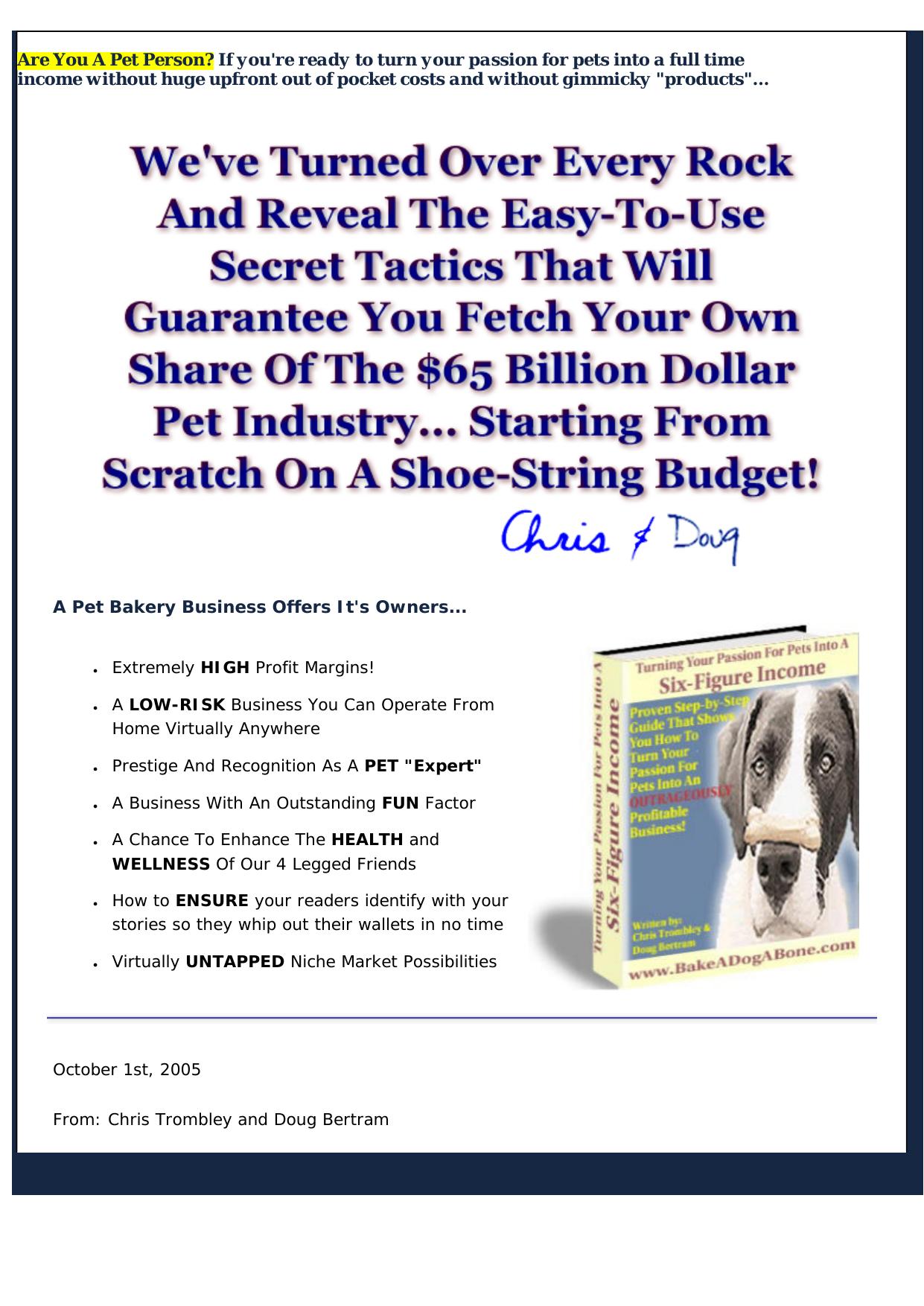 Bake-A-Dog-A-Bone. by Best of Kuszter's Collection