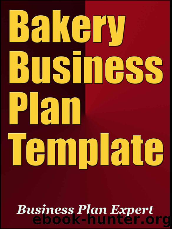 Bakery Business Plan Template by Business Plan Expert