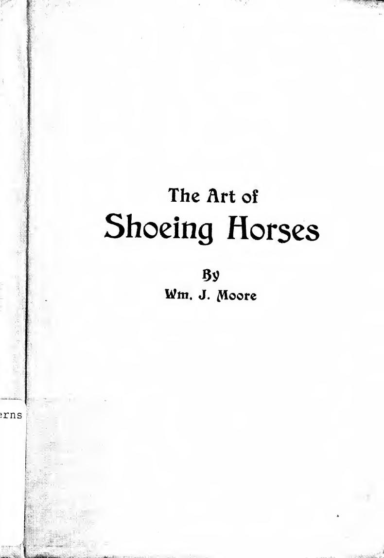 Balancing and shoeing trotting and pacing horses by Moore William J
