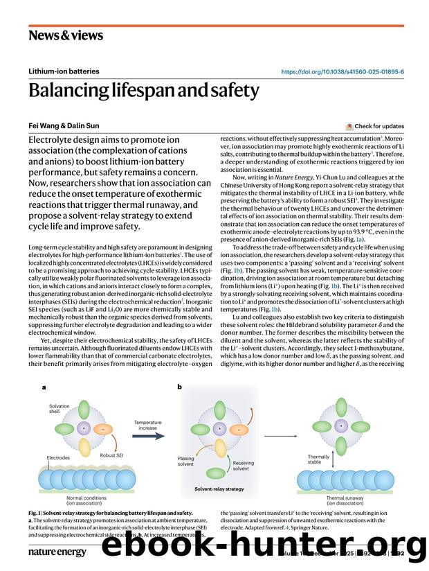Balancing lifespan and safety by Fei Wang & Dalin Sun