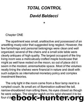 Baldacci, David - Total Control by Baldacci David