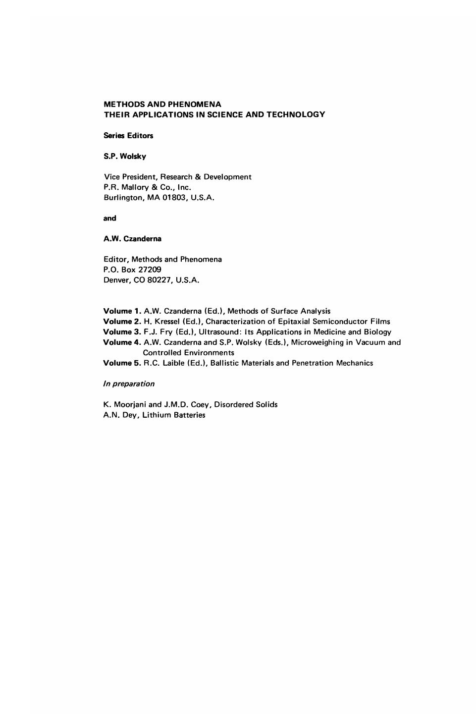 Ballistic materials and penetration mechanics by Laible Roy C