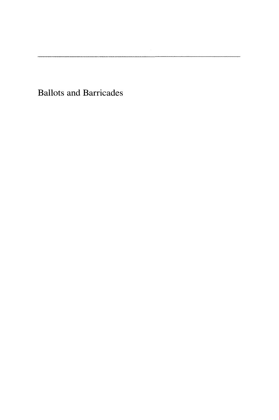 Ballots and Barricades: Class Formation and Republican Politics in France, 1830-1871 by Ronald Aminzade