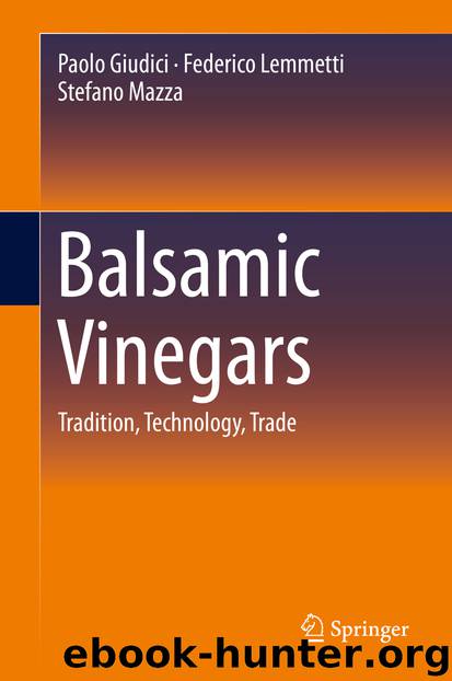 Balsamic Vinegars by Paolo Giudici Federico Lemmetti & Stefano Mazza