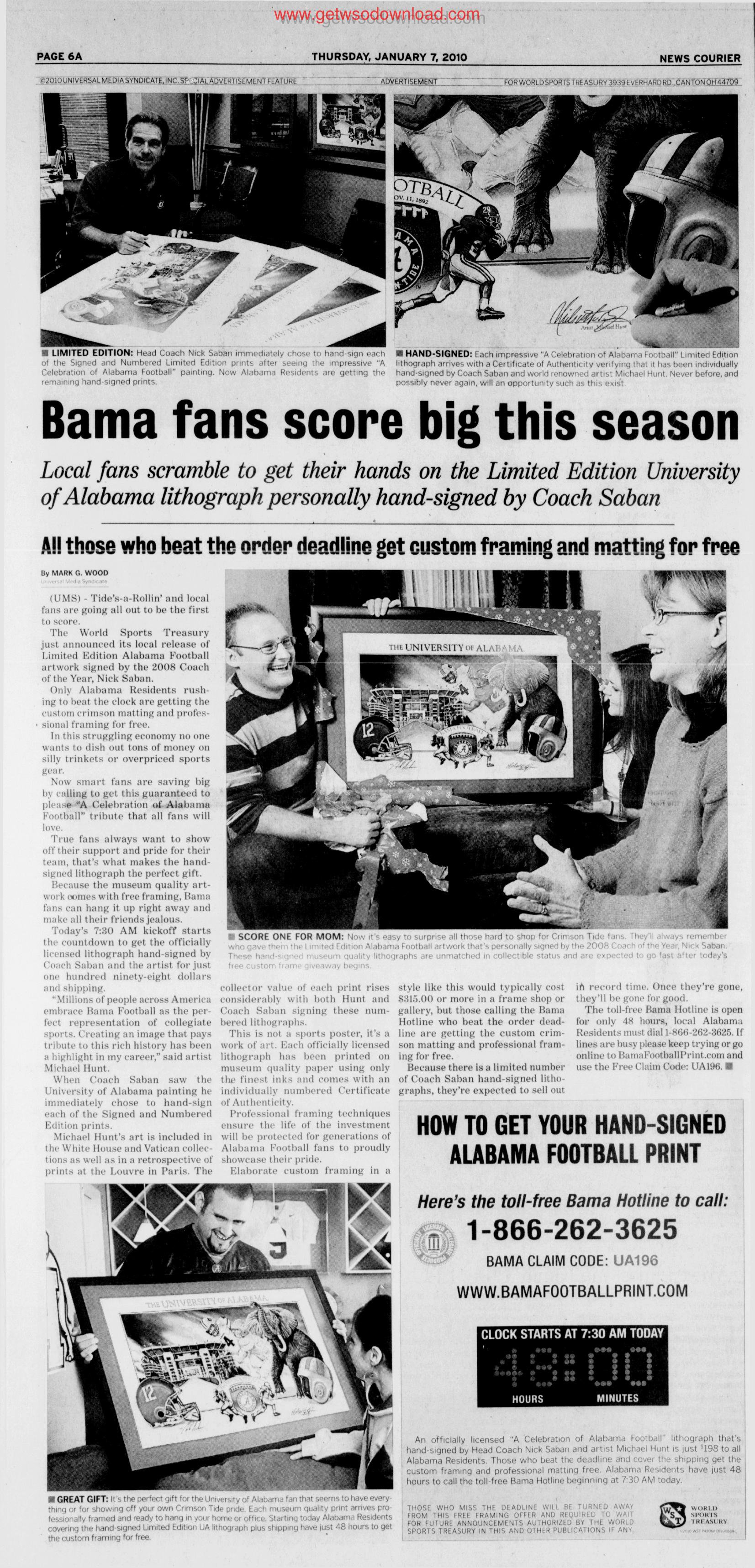 Bama Fans Score Big by Unknown