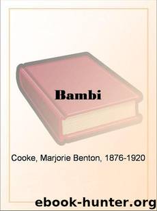 Bambi by Marjorie Benton Cooke by Cooke Marjorie Benton